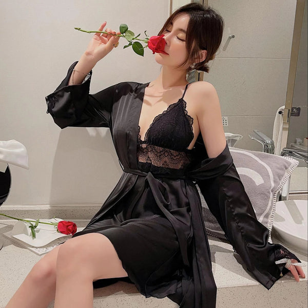PRINT 2PCS SLEEP SUIT WOMEN LOUNGEWEAR