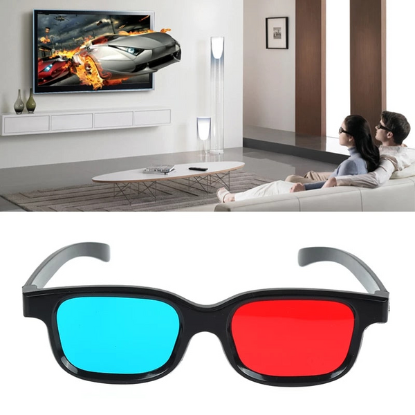 RED BLUE 3D GLASSES FOR MOVIE