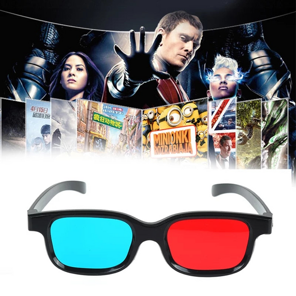 RED BLUE 3D GLASSES FOR MOVIE