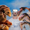 3D CARDBOARD HELMET VIRTUAL REALITY