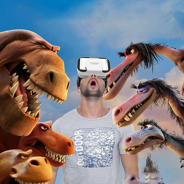 3D CARDBOARD HELMET VIRTUAL REALITY