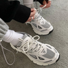 CHUNKY WHITE LUXURY RUNNING SNEAKERS