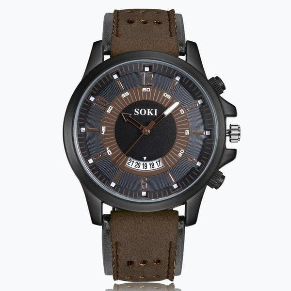 MINIMALIST MEN'S FASHION ULTRA THIN WATCHE
